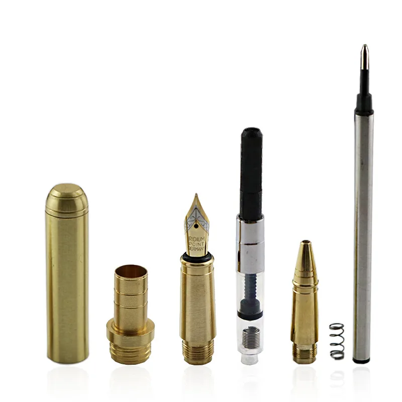 Gearshift Ballpoint Pen Turning Kit - 3-Pack With Chrome, Pewter & Brass Finishes (Lathe Required)