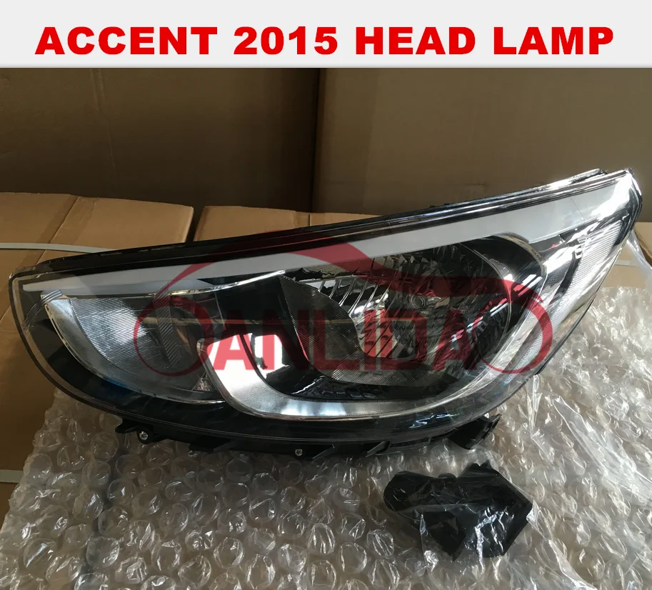 CarLights360: For Hyundai Accent Headlight Assembly 2015 2016 2017