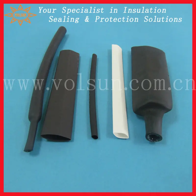 Waterproof thermofit heat shrink tube with glue