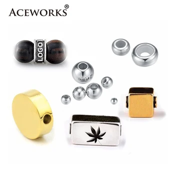 ACEWORKS 925 Sterling Silver Custom Silver Spacer Beads