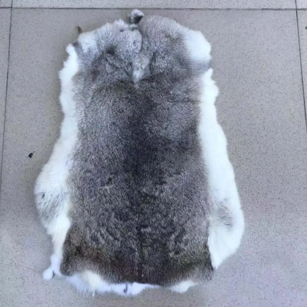 Wholesale Natural Color rex rabbit Fur Skin Pelt For Garment