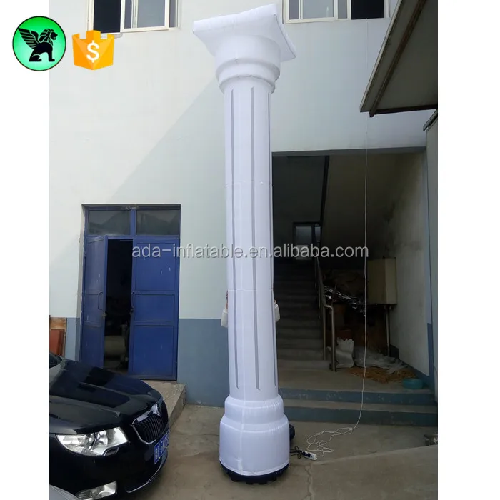 13ft High Event Roman Column Inflatable Decoration Giant 4m High Lighting Column Pillar Inflatable A2277
