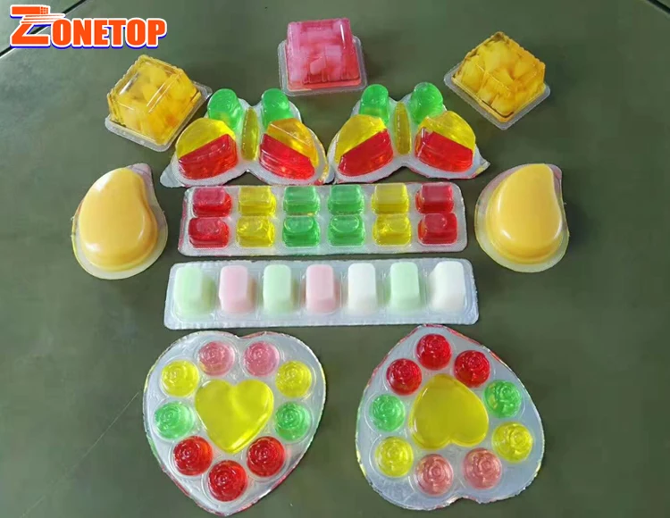 多機能プラスチックカップゼリー製造機/フルーツゼリーカップ充填機
