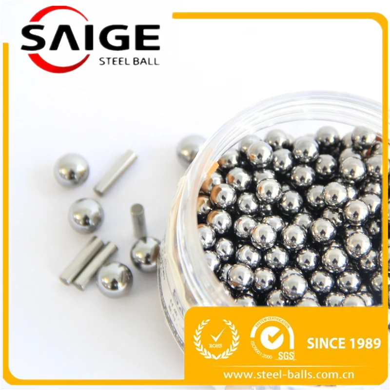 Size customized stainless steel ball with blind threaded hole