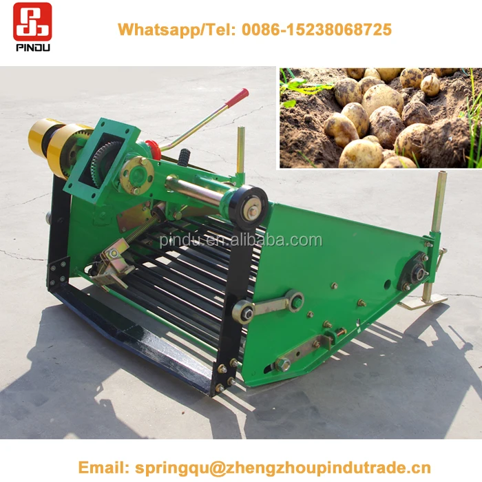 Automatic One Row 3 Point Potato Radish Harvester Harvesting Machine
