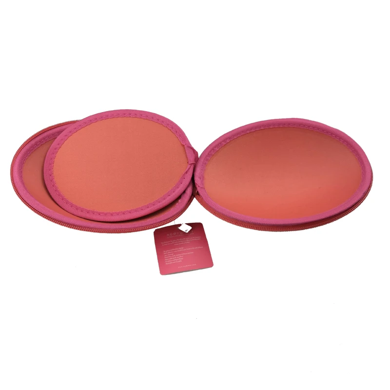 Розовый Силиконовый Органайзер на молнии для переноски бюстгальтера