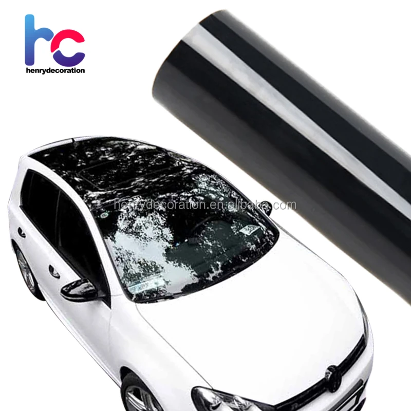 Black Gloss Stretch Roof Hood Car Vinyl Wrap Cast Film Buy Roof Hood Car Vinyl Wrap Cast Film Sunroof Vinyl For Car Product On Alibaba Com