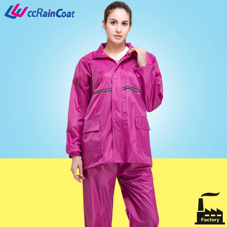 Oem Factory Adult Long Raincoat Rain 