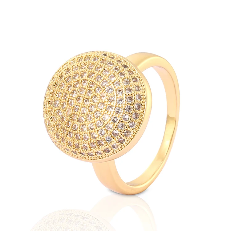 Pakistani Flower Shape Gold Rings New Design Gold Finger Ring