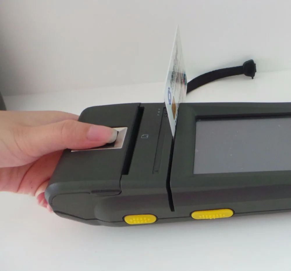 Портативный КПК с принтером сканером штрих-кода и отпечатком