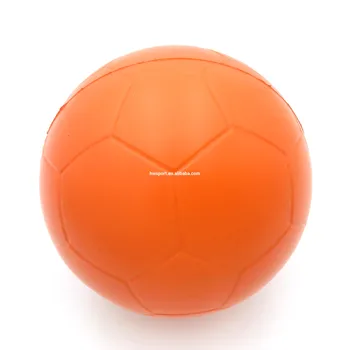 cheap high quality polyurethane foam squeeze toys for promotion jumbo orange color round ball stress ball customized soccer ball