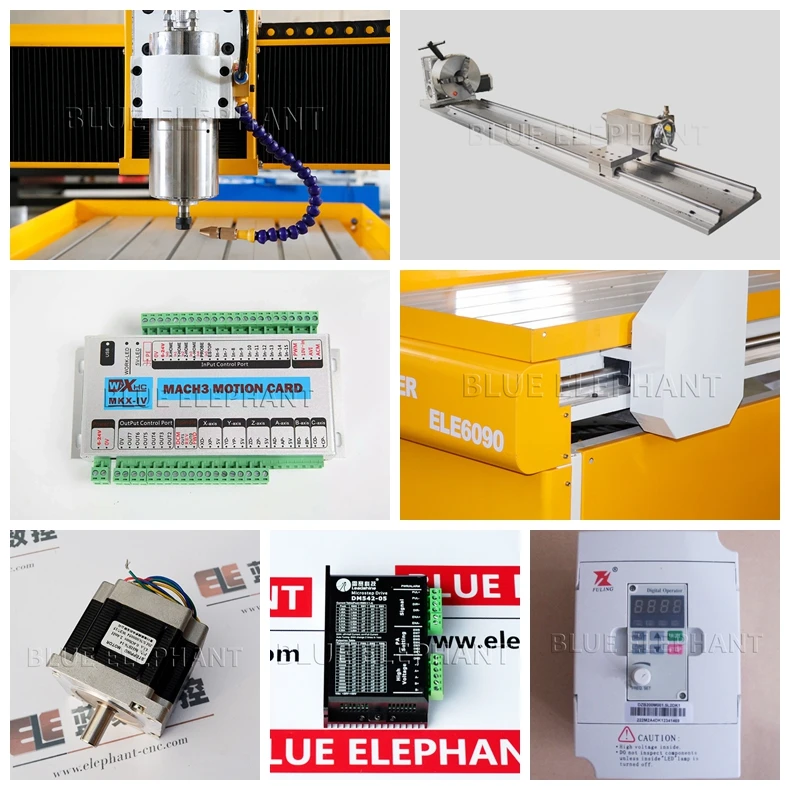 4d Cutter Machine Cnc 9060 4 Axis for Letter and Plastic Pvc