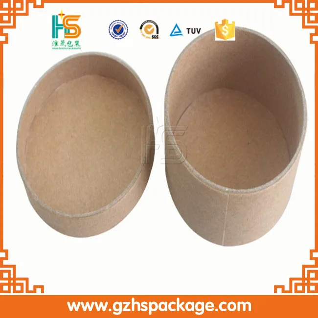 Китай дизайн вторичной переработки бумаги для печати дисплей box картонная коробка овальный малый картонная коробка