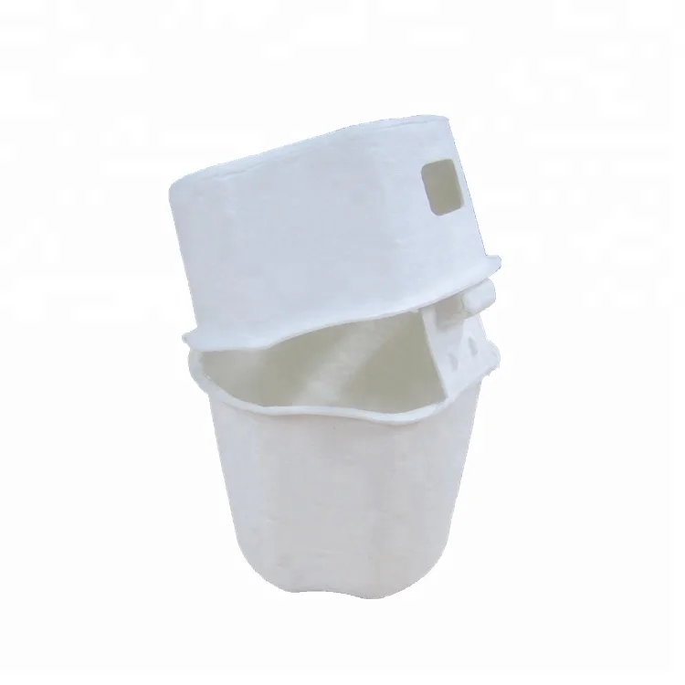 Eco Friendly Customized Paper Pulp Molded Candle Packaging