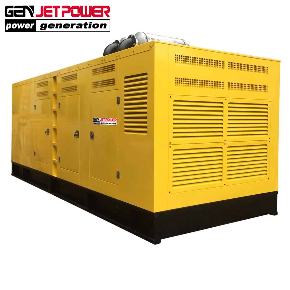 Price 1250kva diesel Generator Set 20 Feet Container Generator 1mw Alternator Stamford