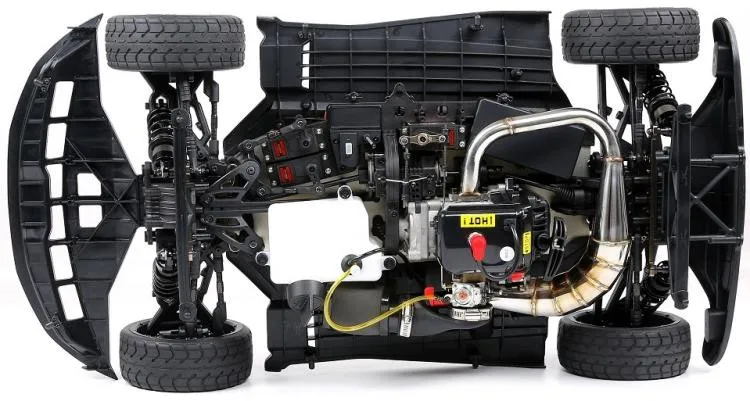 1/5 ドリフトRCカー 2.4G 4WD 36ccガソリンエンジン オンロード