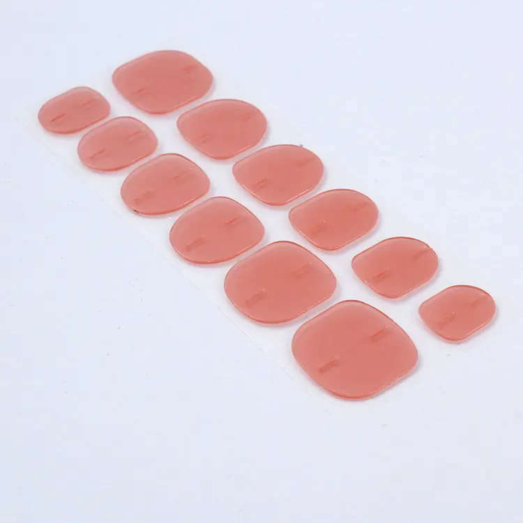 果冻双面指甲胶贴纸粘合剂指甲贴和胶水 - buy adhesive nail tab and