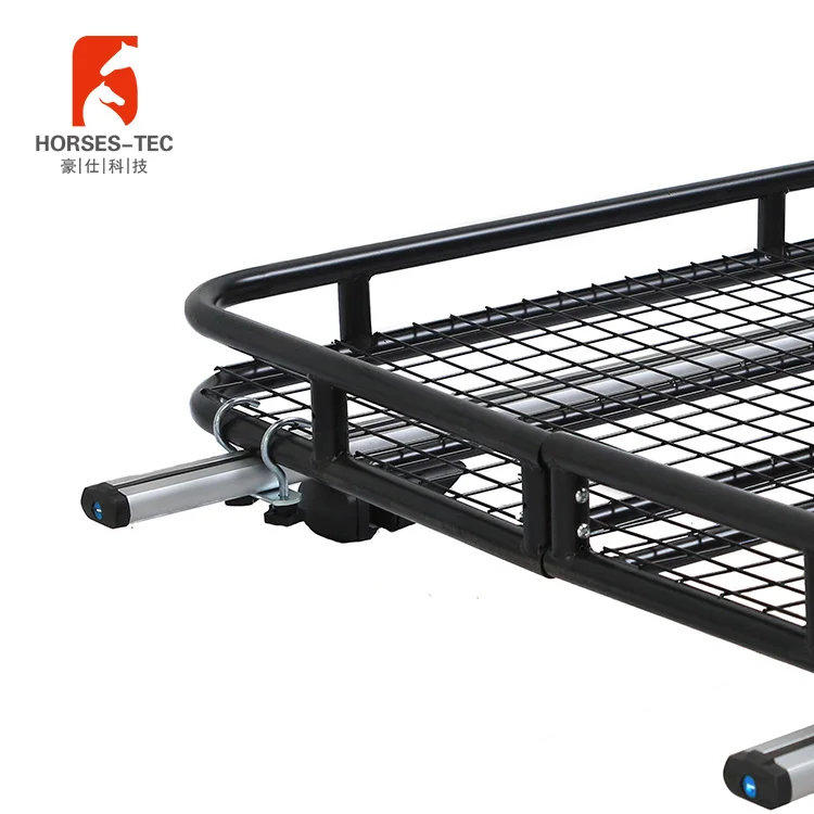 
Универсальный стальной багажный стеллаж на крышу автомобиля, корзина для перевозки груза 