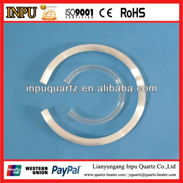 Circular Quartz Lab Oven Glass Tube