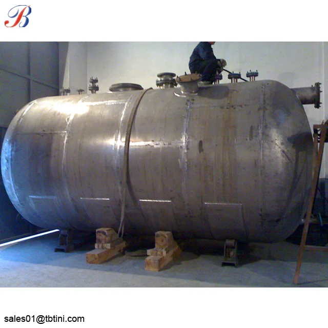 Заводская поставка высокое качество по лучшей цене титановый разборный барабан для химических