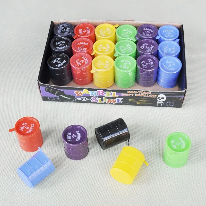 
Оптовая продажа, сумасшедшая детская игрушка colorfu, бочка o slime 