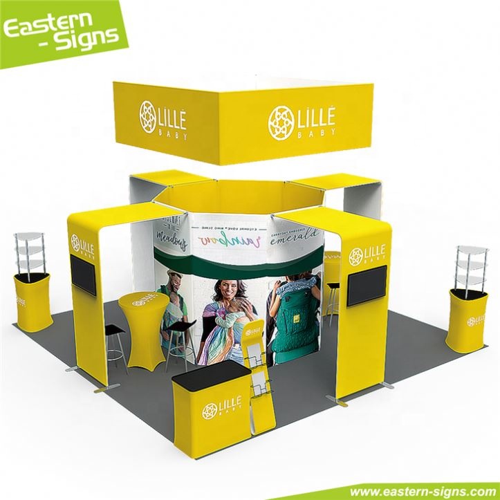 Новый стиль выставочного стенда для выставок, стандартный изготовленный на заказ Стандартный Выставочный стенд для салона