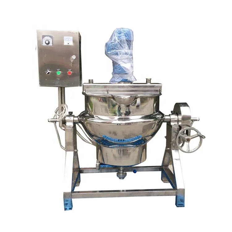 Cooling System for Double Jacketed Kettle Steam Jacketed Kettle Tilting Jacketed Kettle