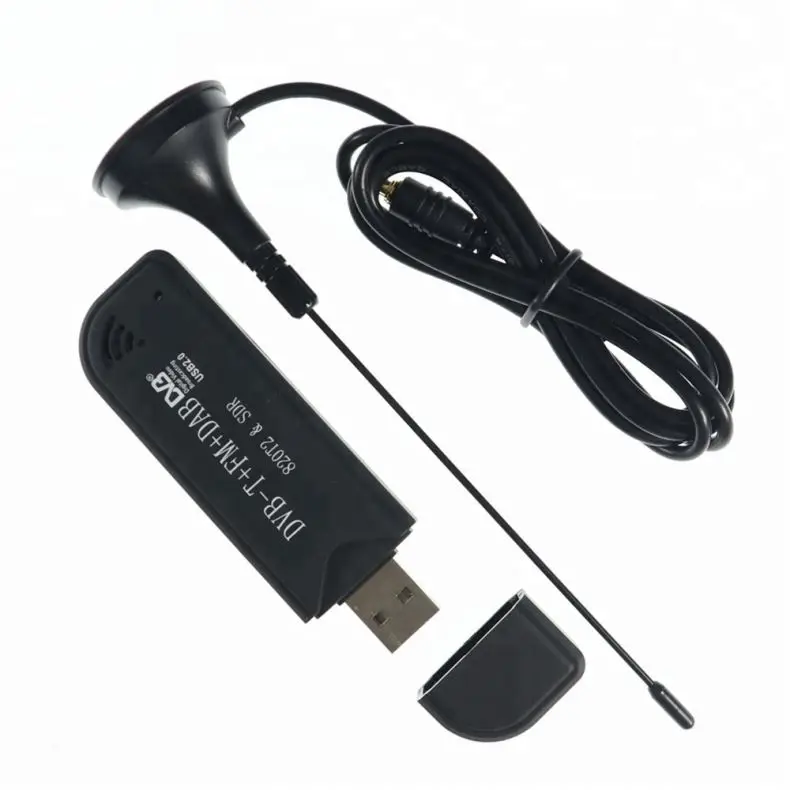 Clé USB Récepteur TV Numérique RTL2832U - DVB-T, FM, SDR Avec Télécommande Et Antenne