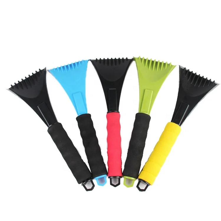 Автомобильный скребок для льда M4, скребок для снега с ручкой EVA