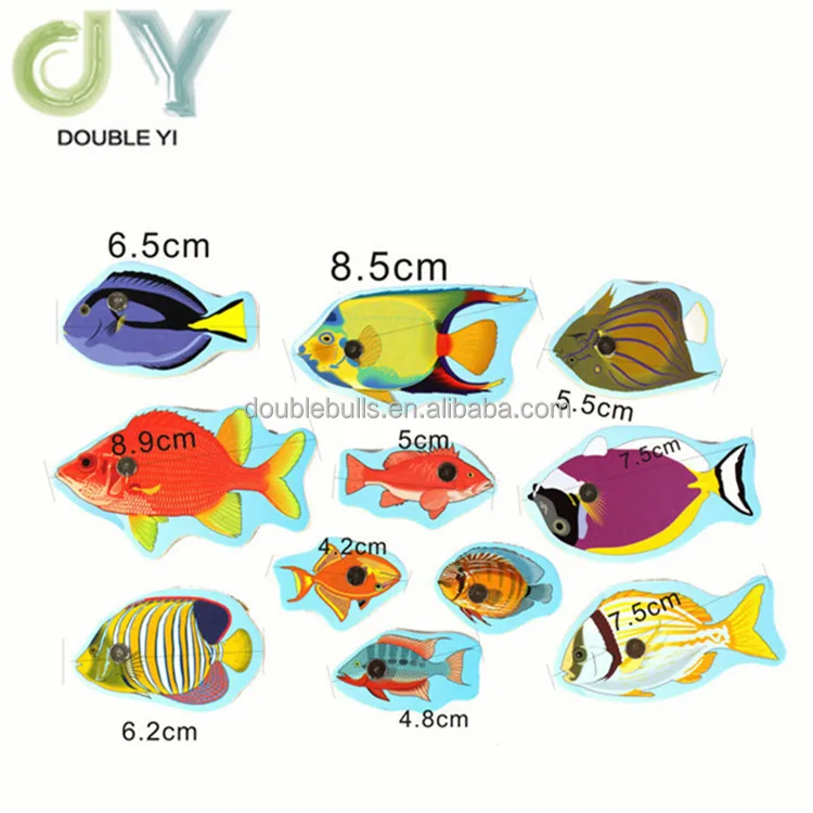 Мультяшная деревянная Магнитная игра-головоломка для рыбалки