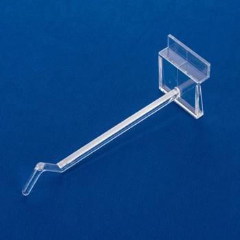 Fashion Clear Plastic Hanging Display Pegboard Hook
