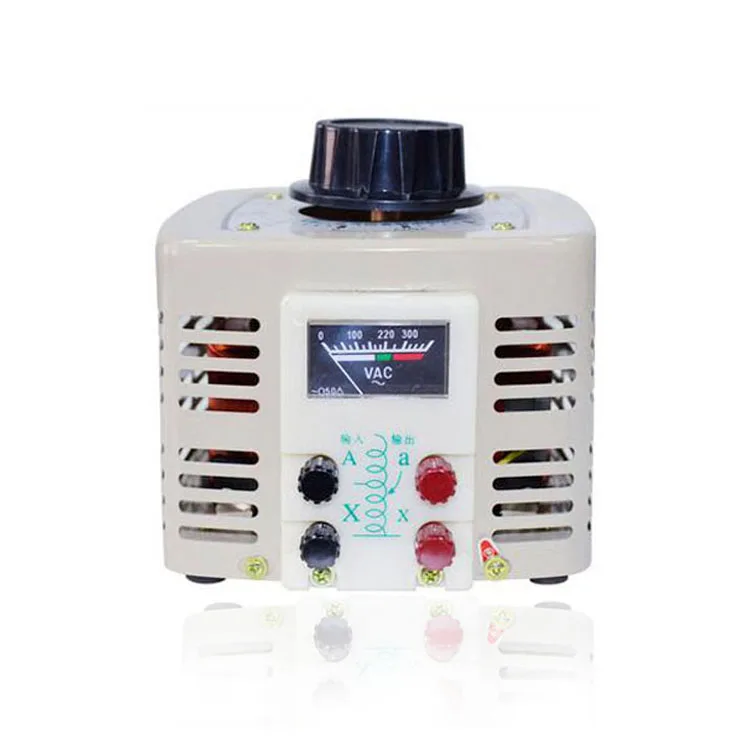 Factory Direct 1kva Single Phase Contact Voltage Regulator Variac Transformer
