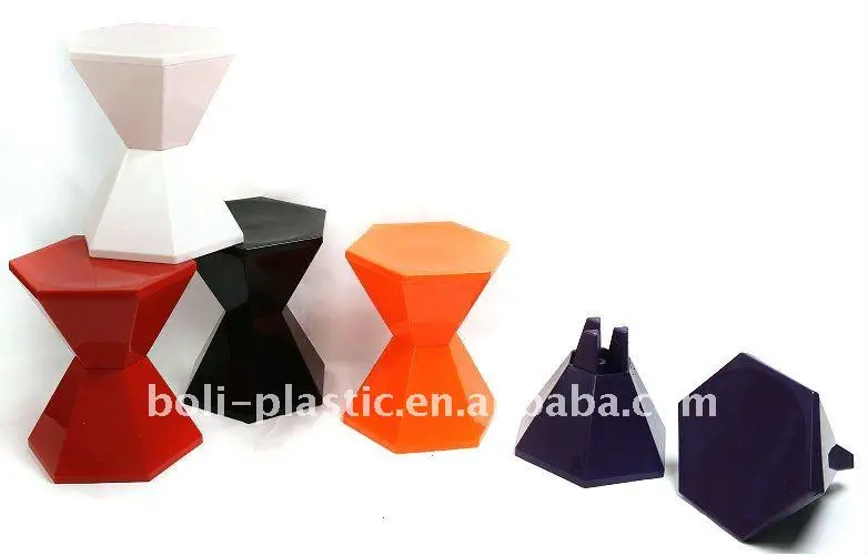 
Красочный пластиковый съемный стул выдвижной стул 