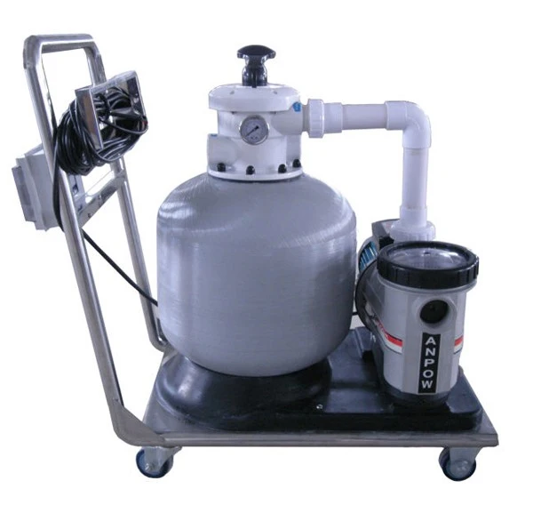 Horizontal Bobbin Wound Commercial Sand Filter for Pool Water Treatment