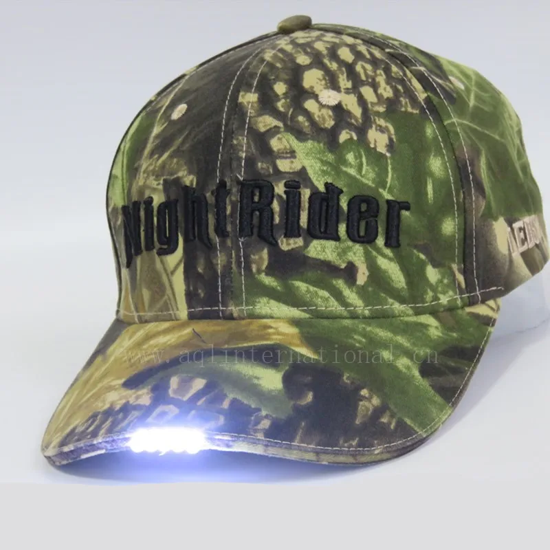 led camo hat