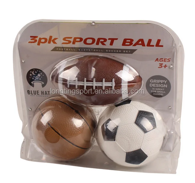 
Мини надувной спортивный мяч из ПВХ 3 шт., наборы игрушечных мячей для детей 