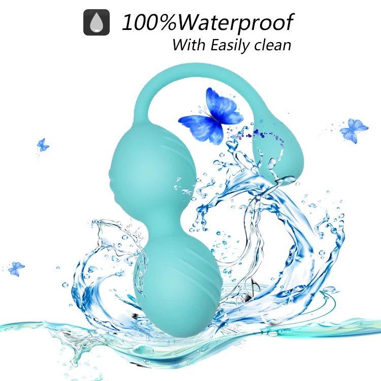 WINYI Liquid Silicone 10 Models Tactile Vibrating Love Eggs Tighten Vaginal Inner Moving Ben Wa Kegel Balls Sex Toys for Female