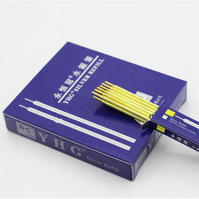 Silverpoint Refill Silver Pen Idea for Leather Temporary Recording and Marking