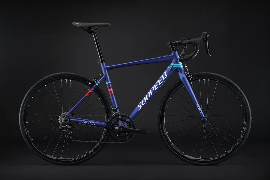 新型ハイエンドSUNPEED TRITON 700c/16速アルミロードバイク/自転車 