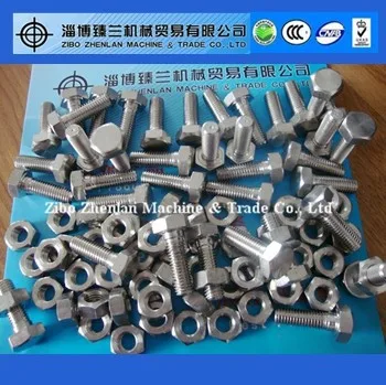 Standard Size Bolt and Nut M10 M12 M18
