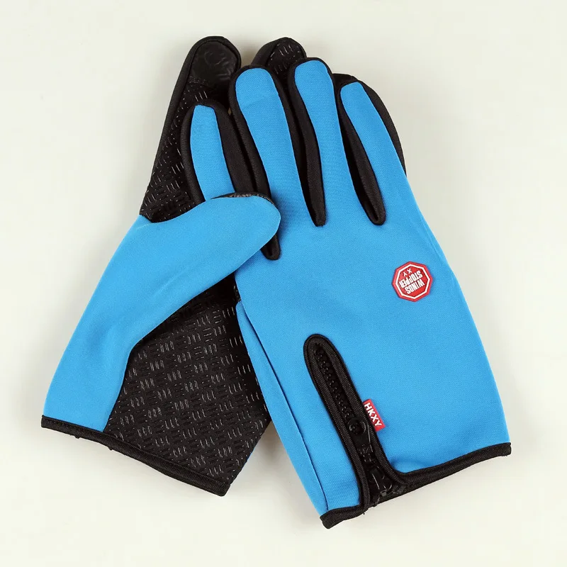 Перчатки для горного велосипеда гоночные перчатки сенсорного экрана зимние теплые