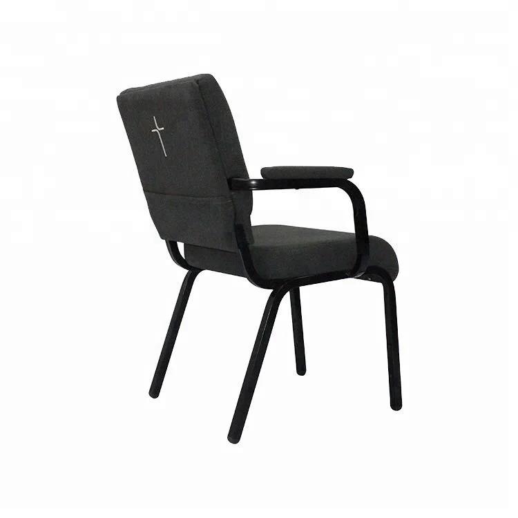Church Chairs with Armrests Metal Stackable Church Chairs for Sale