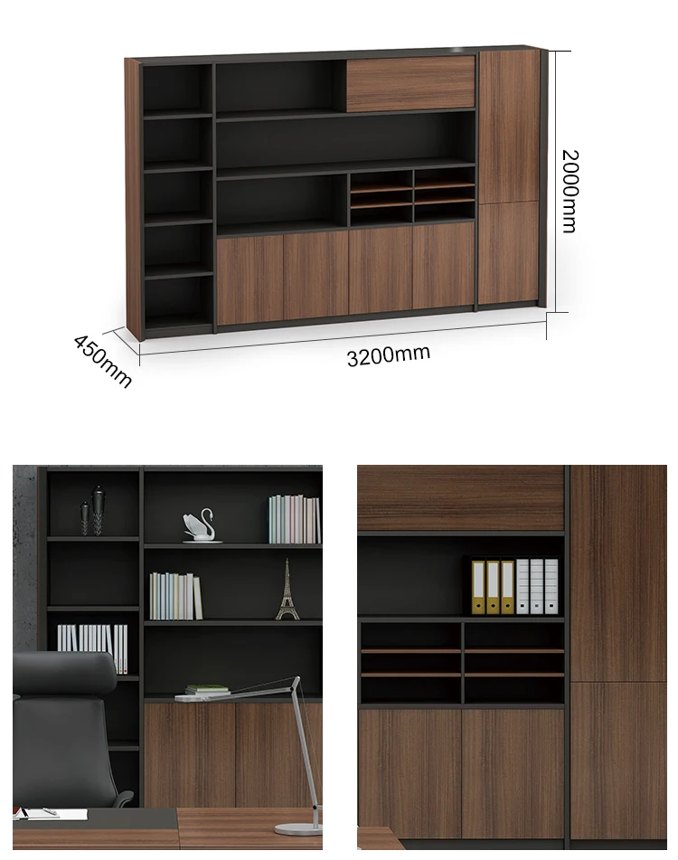 Pengpai Modern Office Wall Office Wood Filing File