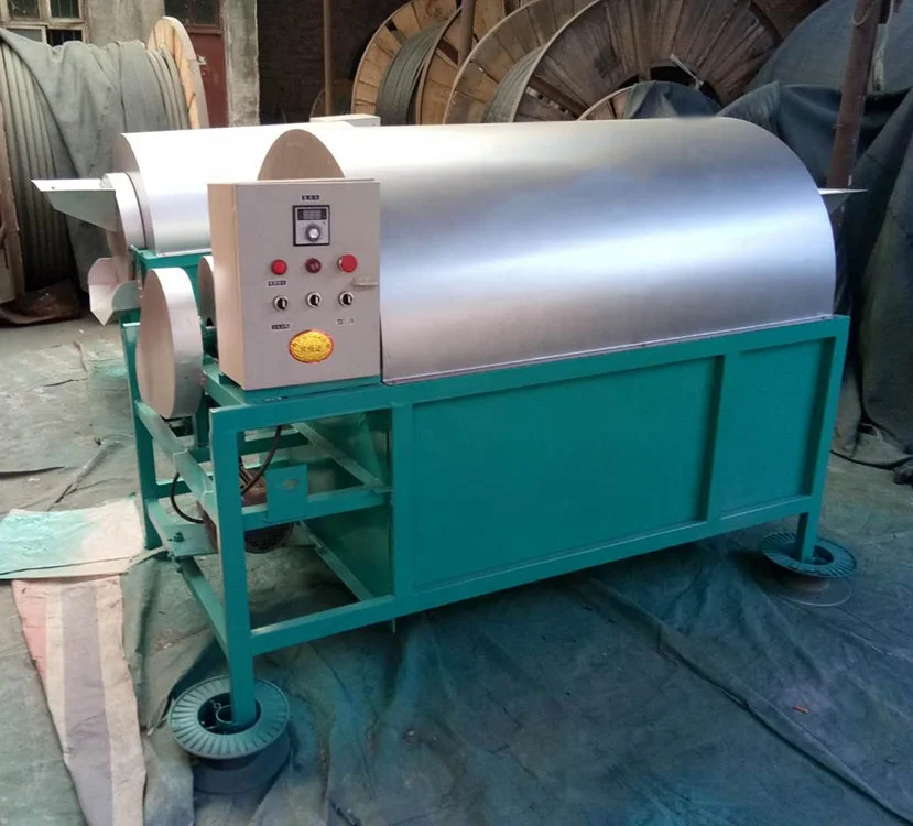Small Oat Roasting Machine/gas Heating Buckwheat Roaster/castanea Mollissima Roasting Machine