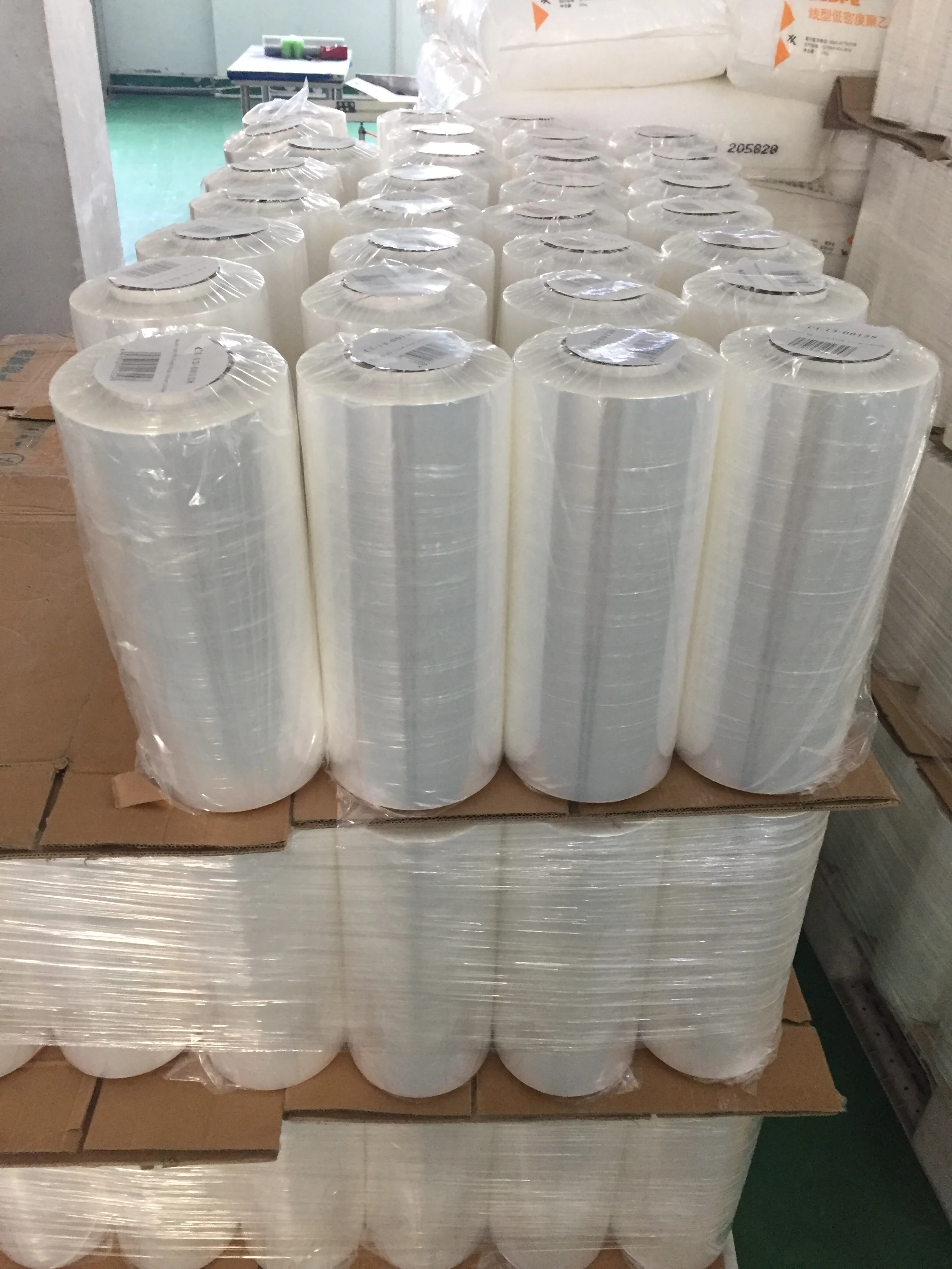 5000米透明拉伸收缩保鲜膜包装蔬菜保鲜膜