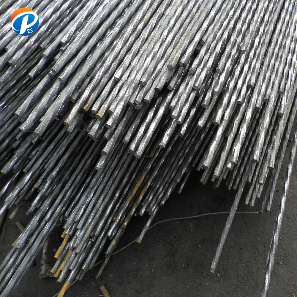 Hollow Iron Cross Twisted Square Bar