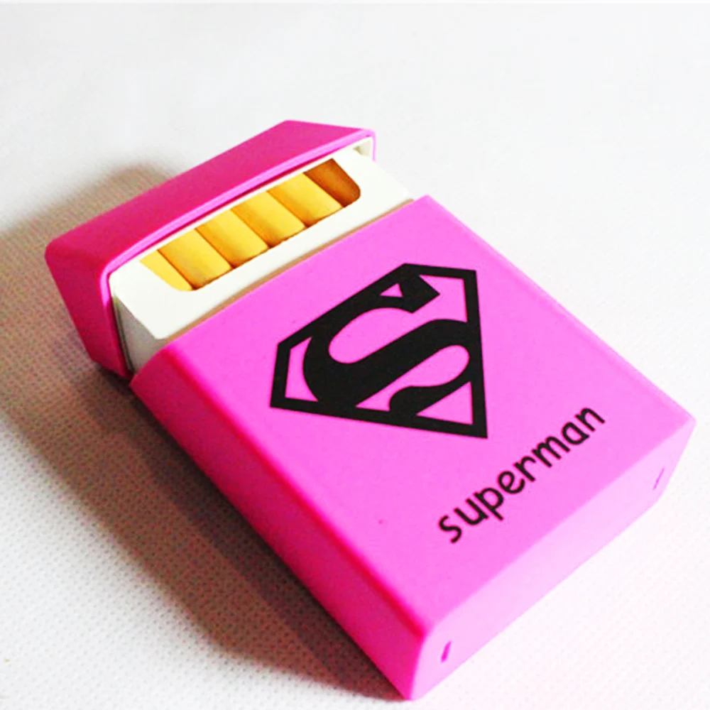 superman cigarette case - Money Colorful Silicone Personalized Cigarette Cases