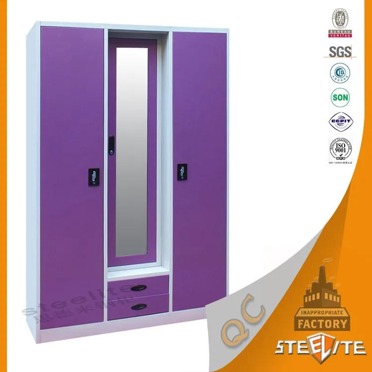Triple Door Modern Bedroom Wardrobe Steel Safe Storage Locker Buy Bedroom Wardrobe Steel Safe Storage Locker Storage Locker Product On Alibaba Com