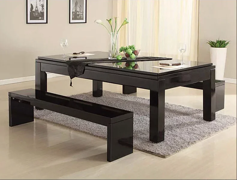 Tengbo Multifunctional 9 ft 8 7 Dinner Pool Tables for Home Use