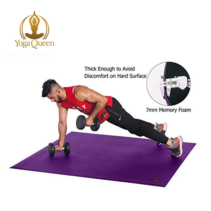 Extra Large Exercise Mat for Home Gym Flooring, Ultra Durable